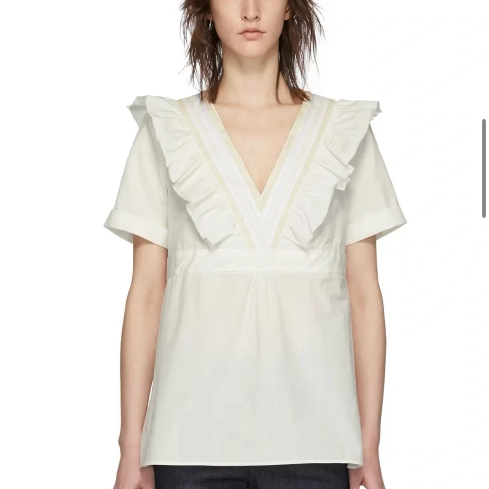 A.P.C. Erwin Ruffled blouse - Picture 1 of 4